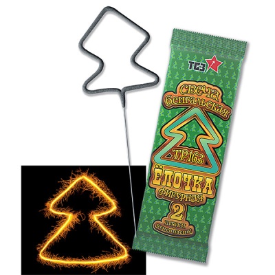 Елочка Бенгальские огни фигурные купить в Дмитрове | dmitrov.salutsklad.ru