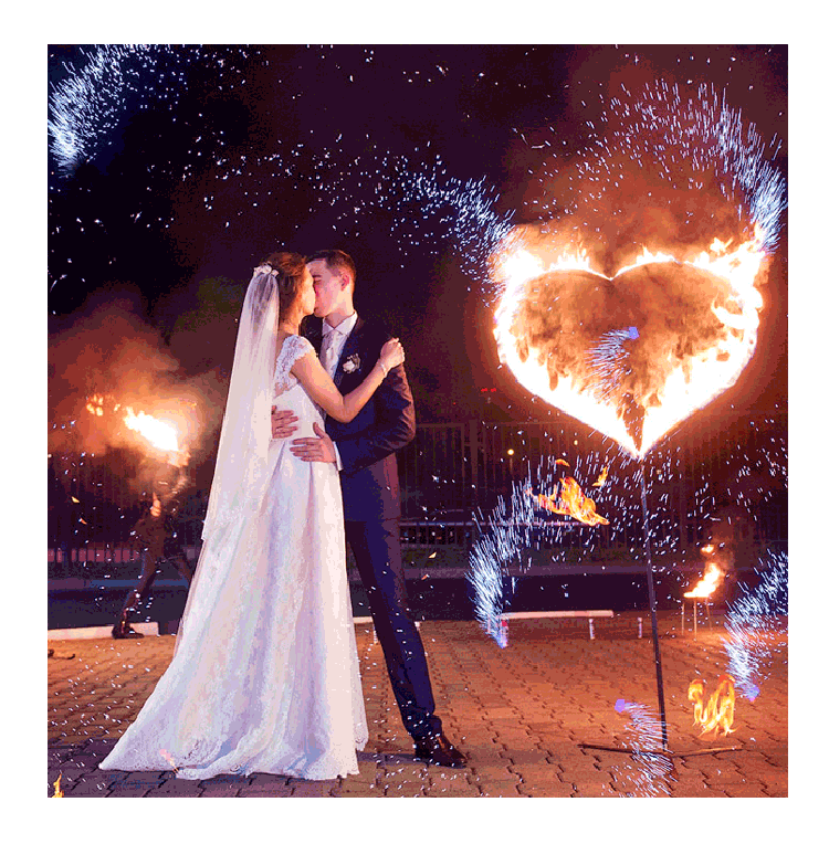 Организация пиротехнического шоу на свадьбу  Дмитров | dmitrov.salutsklad.ru