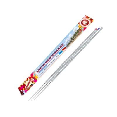 Триколор 300 мм. Бенгальские огни цветные купить в Дмитрове | dmitrov.salutsklad.ru