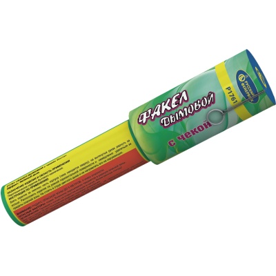 Дымовой (с чекой) зеленый Фальшфейер купить в Дмитрове | dmitrov.salutsklad.ru
