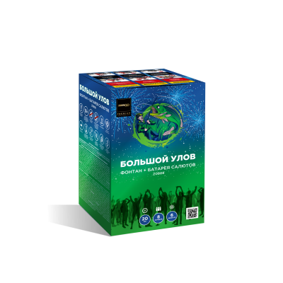 Большой улов Фонтан фейерверк купить в Дмитрове | dmitrov.salutsklad.ru