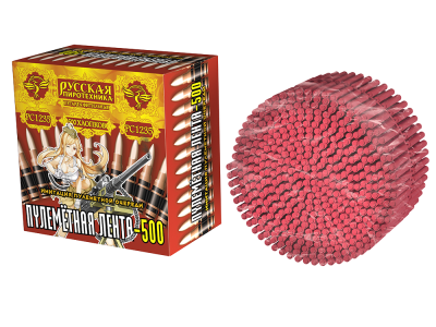 Пулеметная лента-500 Петарды связка купить в Дмитрове | dmitrov.salutsklad.ru