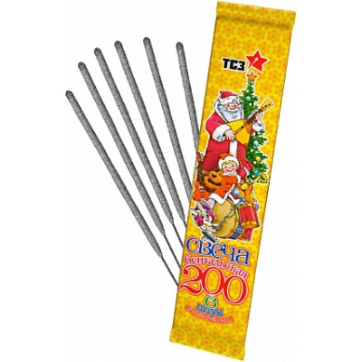 200 мм. Бенгальские огни купить в Дмитрове | dmitrov.salutsklad.ru