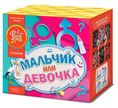 Мальчик или девочка М Фейерверк купить в Дмитрове | dmitrov.salutsklad.ru