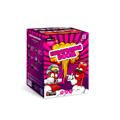 Новогодний BOOM Фейерверк купить в Дмитрове | dmitrov.salutsklad.ru